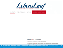 Tablet Screenshot of lebenslauf-magazin.net